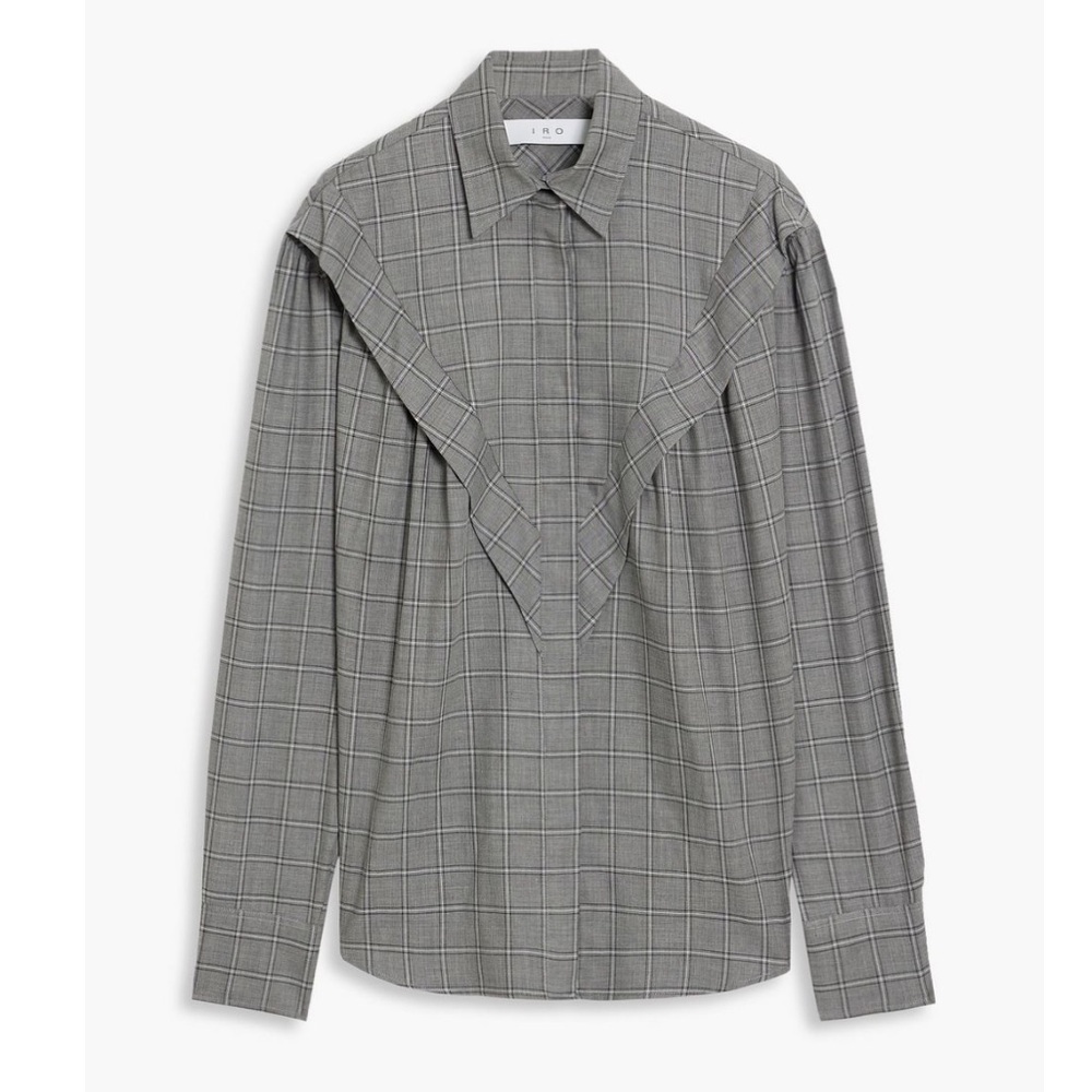 IRO Mevsim checked cotton shirt